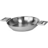 POELE 28CM STRATE AMOVIBLE INOX - CRISTEL