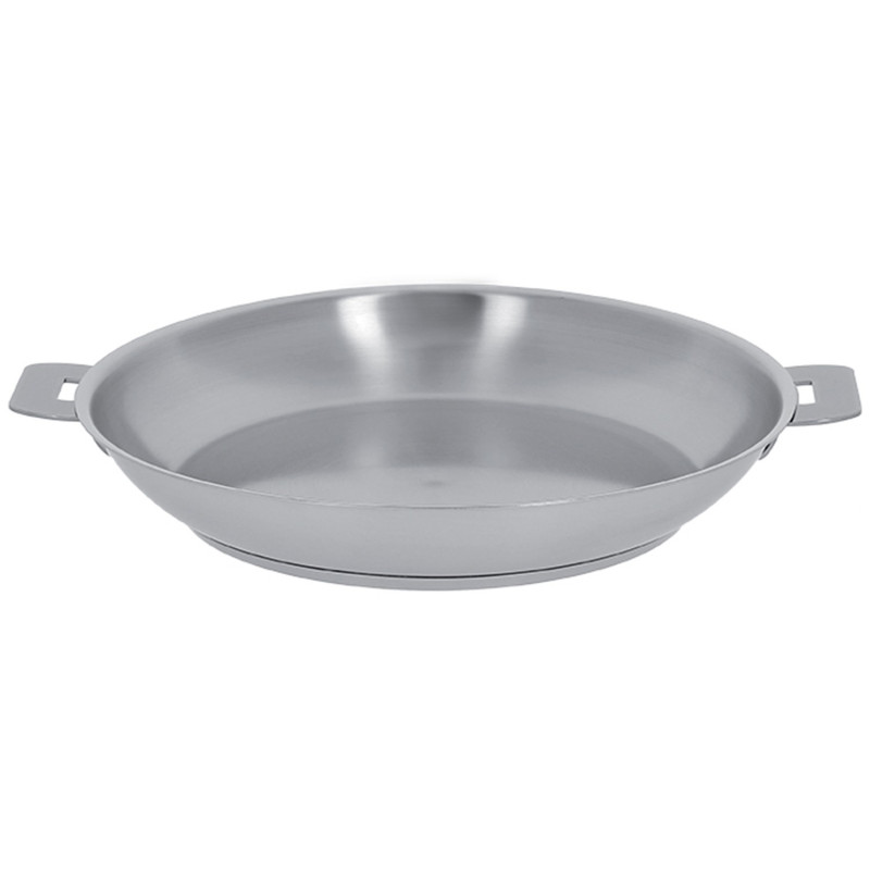 POELE 20CM STRATE AMOVIBLE INOX - CRISTEL