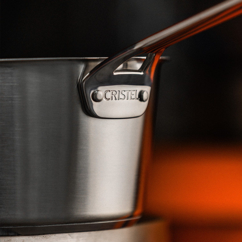 SET 3 CASSEROLES INOX 1826 - CRISTEL