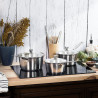 SET 3 CASSEROLES INOX 1826 - CRISTEL