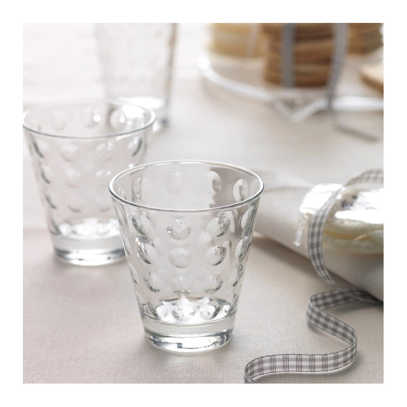 OPTIC - SET 6 VERRES BAS - LEONARDO