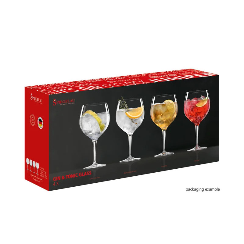 BOITE DE 4 VERRES A GIN- SPIEGELAU