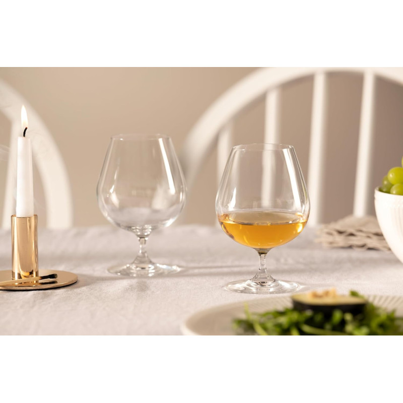 BOITE DE 6 VERRES COGNAC 40CL - CIAO - LEONARDO