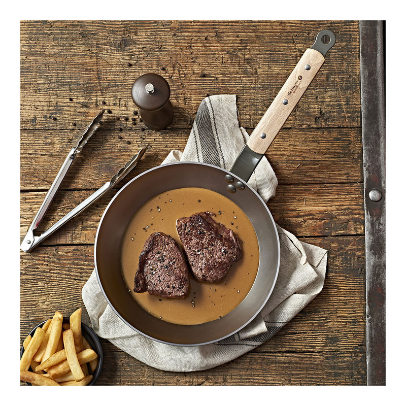 POELE MINERAL B MANCHE BOIS - DE BUYER