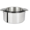 MUTINE - SET DE 3 CASSEROLES AVEC POIGNEE AMOVIBLE - CRISTEL