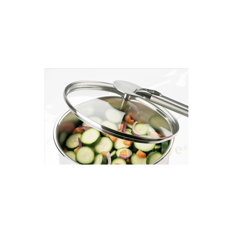 COUVERCLE EN VERRE - PLATINE - CRISTEL