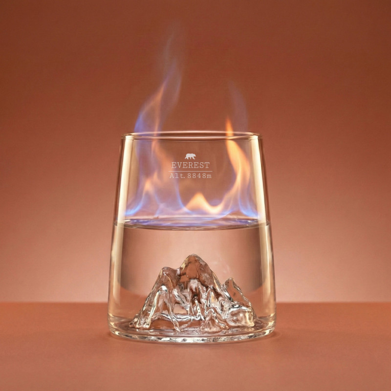 Coffret de 4 Verres shooters Topographic - ALASKAN MAKER