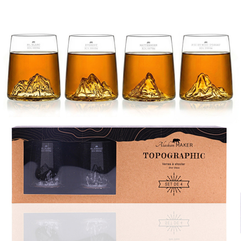 Coffret de 4 Shooters Topographic