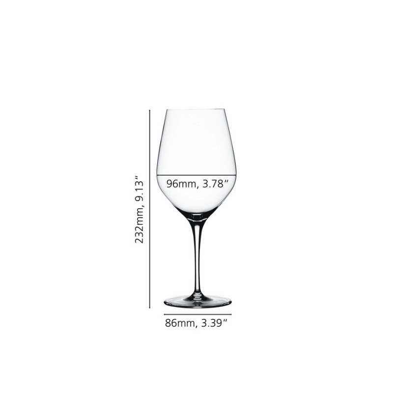 BOITE DE 4 VERRES AUTHENTIS - BORDEAUX- SPIEGELAU