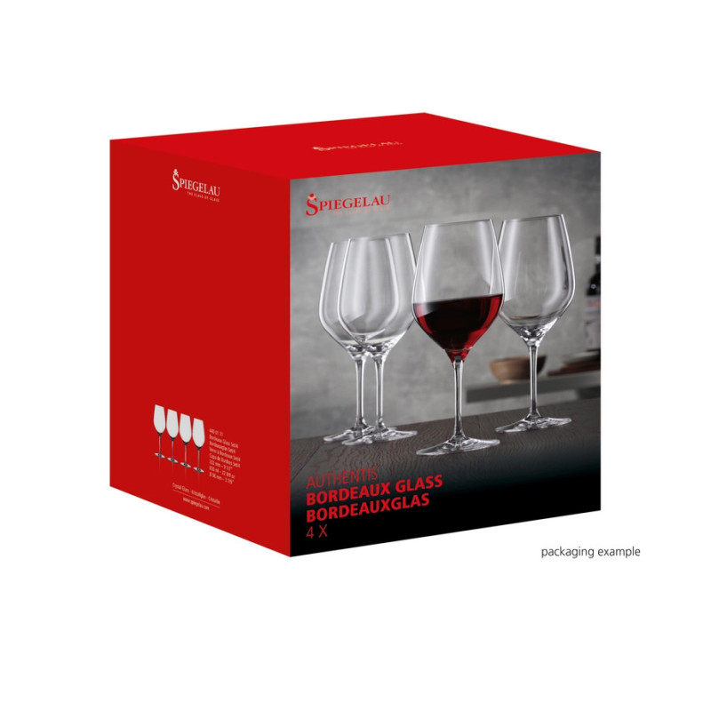 BOITE DE 4 VERRES AUTHENTIS - BORDEAUX- SPIEGELAU