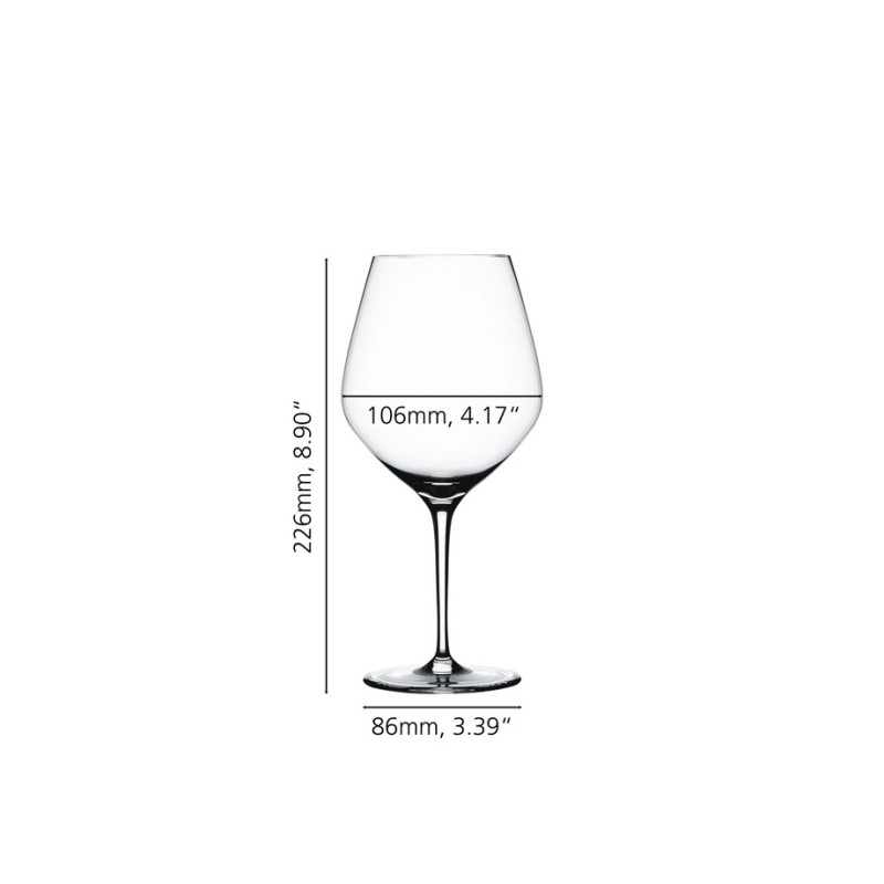 BOITES DE 4 VERRES AUTHENTIS - BOURGOGNE - SPIEGELAU