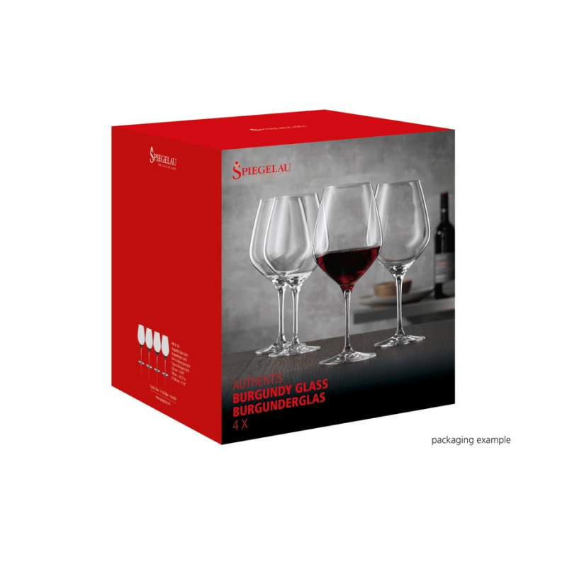 BOITES DE 4 VERRES AUTHENTIS - BOURGOGNE - SPIEGELAU