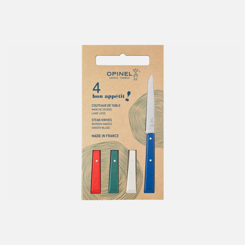 OPINEL- Coffret 4 Couteaux de table BON APPETIT- BISTROT