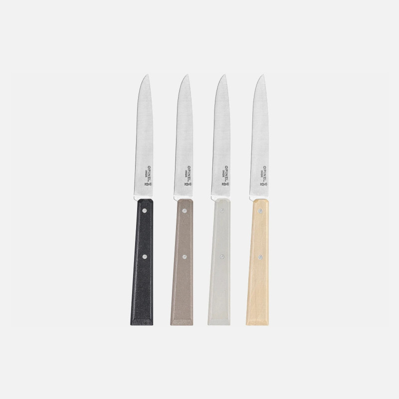 Coffret de 4 Couteaux de Table Opinel Bon Appétit Minéral