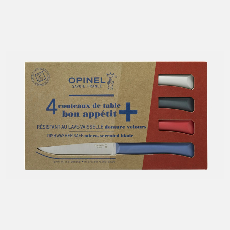 Coffret de 4 couteaux de table Bon Appétit + Primo