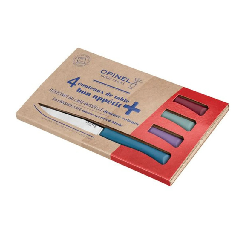 OPINEL- Coffret 4 Couteaux de table BON APPETIT + GLAMOUR