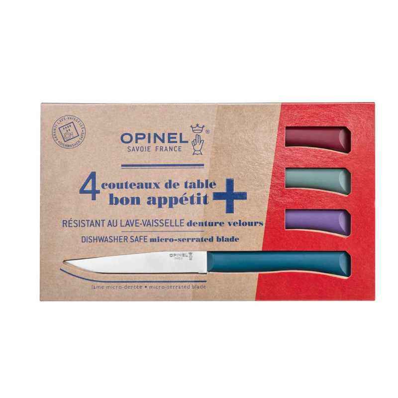 Coffret de 4 couteaux de table Bon Appétit + Glamour