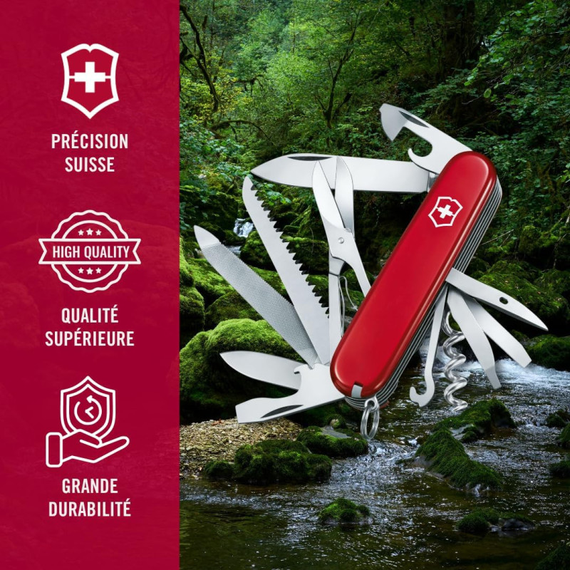 Victorinox Couteau Ranger 14p Rouge