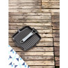 GRILL CARRE 24 CM NOIR MANCHE SILICONE - STAUB