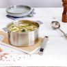 STRATE - SET 3 CASSEROLES + 1 POIGNEE AMOVIBLE STRATE- CRISTEL